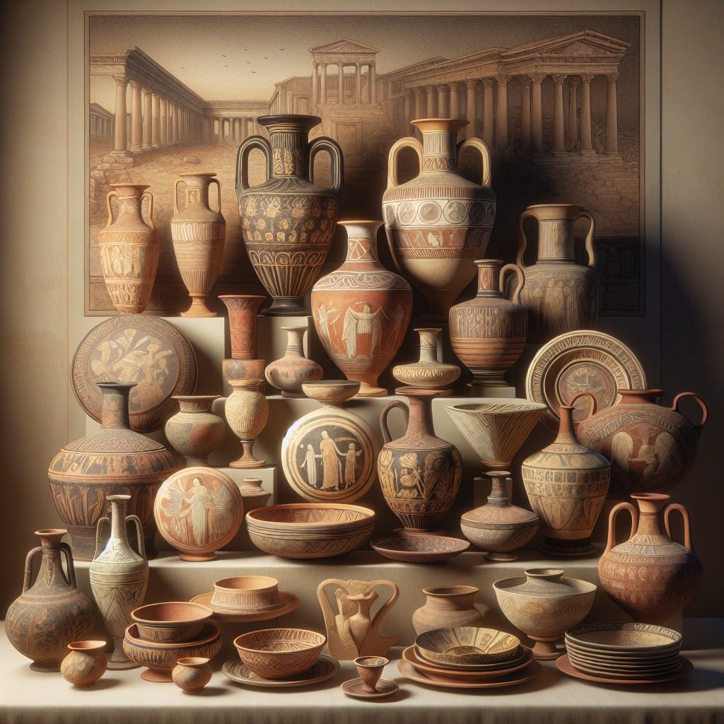 Everyday Life in Roman Art: From Mosaics to Pottery